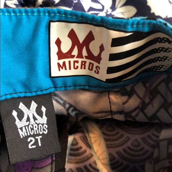 EGG & MICROS Toddler Boy Swim Trunks 2T - Picture 6 of 6